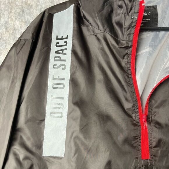 SCREENSHOT OUT OF SPACE (LOREM IPSUM) AMERICAN FLAG WINDBREAKER JACKET ADULT L - Picture 4 of 8